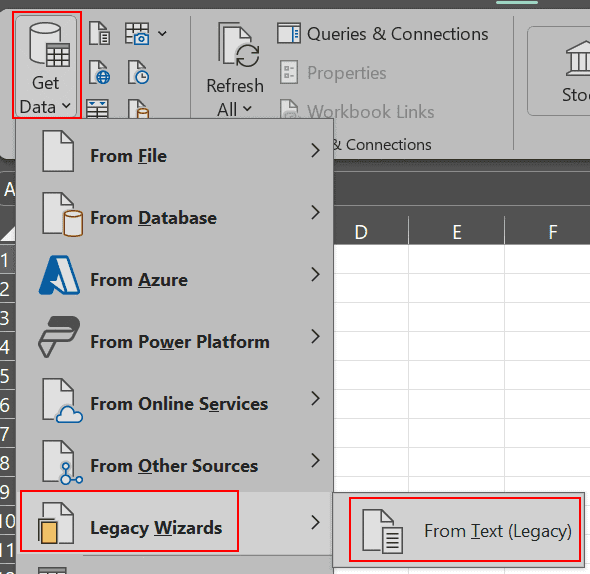 legacy data import wizard 4
